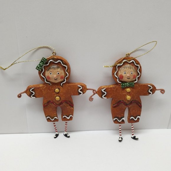 Lori Mitchell Gingerbread Ornaments - Boy and Girl Gingerbread Ornaments - Picture 6 of 6